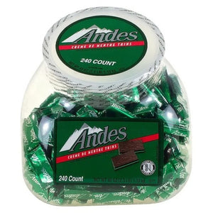 Andes Creme De Menthe Thins 240ct Bowl 40oz - Sweets and Geeks