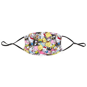 Hello Kitty AOP Adjustable Face Cover - Sweets and Geeks