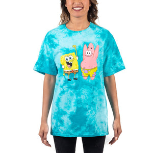 SpongeBob Blue Crystal Washed UnisexTee - Sweets and Geeks