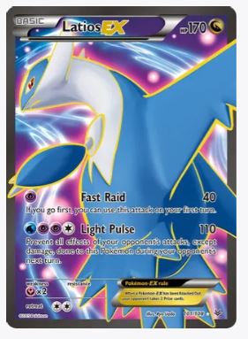 Latios EX (101 Full Art) XY - Roaring Skies # 101/108 - Sweets and Geeks