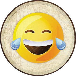 Emoji Laughing - Tin Sign - Sweets and Geeks