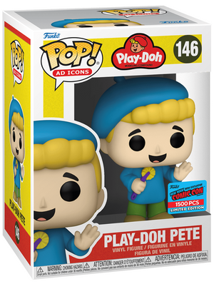 Funko Pop! AD Icons: Play-Doh - Play-Doh Pete (Blue Shirt) (NYCC) #146 - Sweets and Geeks