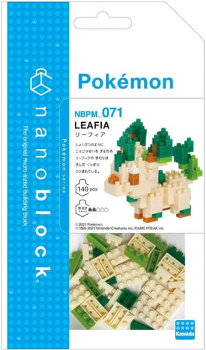 Kawada Nanoblock Pokemon Leafia - Sweets and Geeks