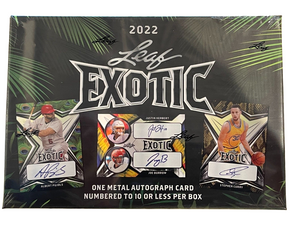 2022 Leaf Multi-Sport Exotic Multi-Sport Hobby Box - Sweets and Geeks