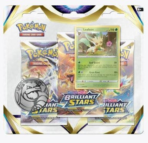 Brilliant Stars 3 Pack Blister [Leafeon] - Sweets and Geeks