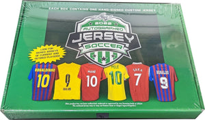 2022 Leaf Autographed Soccer Jersey Edition Hobby Box - Sweets and Geeks