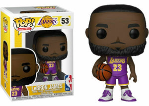 Funko Pop Basketball : Los Angeles Lakers - Lebron James (Purple Jersey) #53 - Sweets and Geeks
