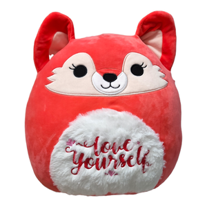 Squishmallow - Inspiration Messages Lexi Red Fox "Love Yourself" 12'' - Sweets and Geeks