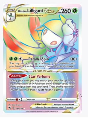 Hisuian Lilligant VSTAR (Secret) SWSH10: Astral Radiance # 190/189 - Sweets and Geeks