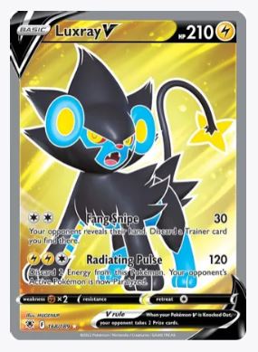 Luxray V (Full Art) SWSH10: Astral Radiance # 168/189 - Sweets and Geeks