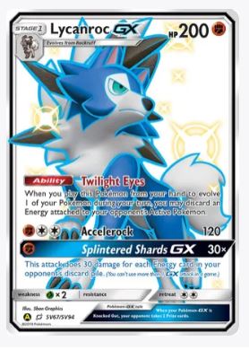 Lycanroc GX (SV67) Hidden Fates: Shiny Vault # SV67/SV94 - Sweets and Geeks