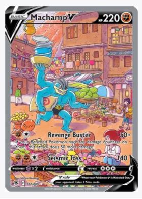 Machamp V (Alternate Full Art) SWSH10: Astral Radiance # 172/189 - Sweets and Geeks