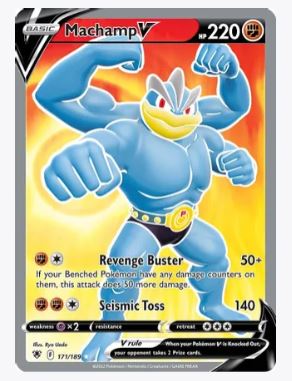 Machamp V (Full Art) SWSH10: Astral Radiance # 171/189 - Sweets and Geeks