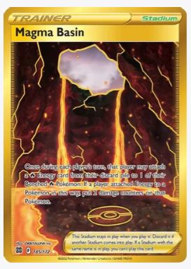 Magma Basin (Secret) SWSH09: Brilliant Stars # 185/172 - Sweets and Geeks