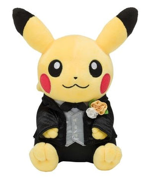 Pikachu Male Garden Wedding Japanese Pokémon Center Plush - Sweets and Geeks