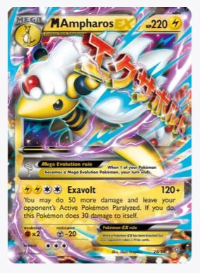 M Ampharos EX XY - Ancient Origins # 28/98 - Sweets and Geeks