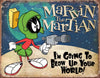 Marvin The Martian - Tin Sign - Sweets and Geeks