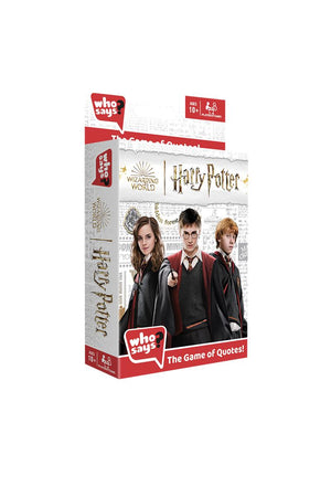 Who Says? Card Game - Harry Potter - Sweets and Geeks