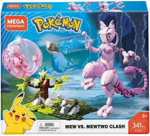 Mega Construx Pokemon Mew vs. Mewtwo Clash Set - Sweets and Geeks