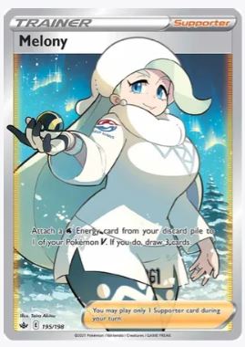 Melony (Full Art) SWSH06: Chilling Reign # 195/198 - Sweets and Geeks