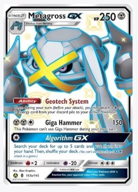 Metagross GX - 157a/145 Alternate Art Promos # 157a/145 - Sweets and Geeks