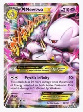 M Mewtwo EX (64) XY - BREAKthrough # 64/162 - Sweets and Geeks