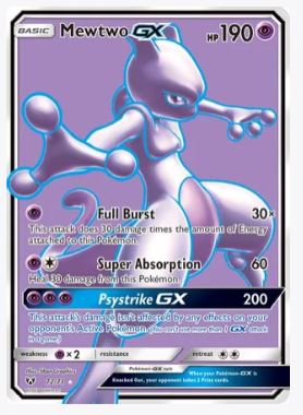 Mewtwo GX (Full Art) Shining Legends # 72/73 - Sweets and Geeks