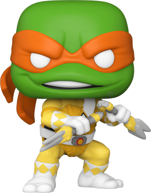 Funko Pop Television: Mighty Morphin Power Rangers/ Teenage Mutant Ninja Turtles - Mikey (2022 Fall Convention) #111 - Sweets and Geeks