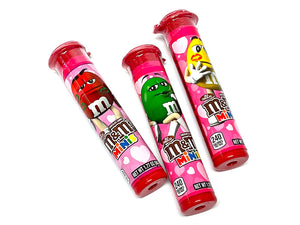 M&M Mini's Valentine Tubes 1.7oz - Sweets and Geeks