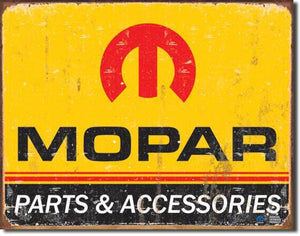 Mopar Logo '64 - '71 Metal Tin Sign - Sweets and Geeks