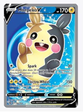 Morpeko V (Full Art) SWSH01: Sword & Shield Base Set # 190/202 - Sweets and Geeks
