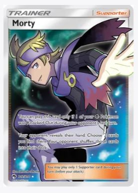 Morty (Full Art) SM - Lost Thunder	# 212/214 - Sweets and Geeks