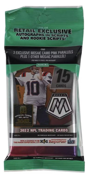 2022 Panini Mosaic Football Multi Cello Pack - Sweets and Geeks