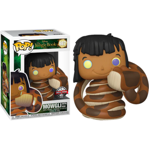 Funko POP! Disney: The Jungle Book - Mowgli w/ Kaa (Special Edition) #987 - Sweets and Geeks