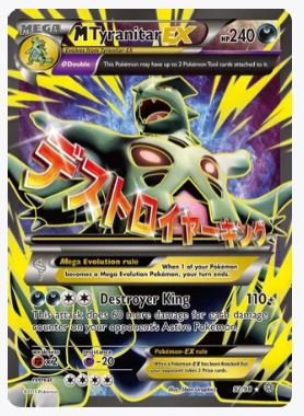 M Tyranitar EX (Full Art) XY - Ancient Origins	# 92/98 - Sweets and Geeks