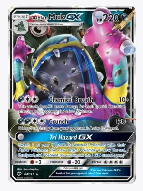 Alolan Muk GX SM - Burning Shadows # 84/147 - Sweets and Geeks