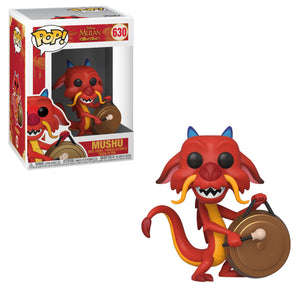 Funko Pop Disney: Mulan - Mushu with Gong #630 - Sweets and Geeks