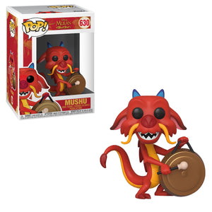 Funko Pop Disney: Mulan - Mushu with Gong #630 - Sweets and Geeks