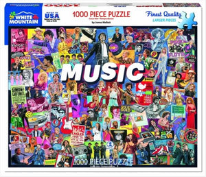 Music 1000 Piece Jigsaw Puzzle - Sweets and Geeks