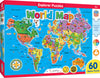 Explorers - World Map 60 Piece Kids Puzzle - Sweets and Geeks