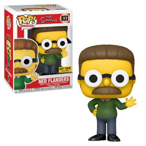 Funko Pop Television: The Simpsons - Ned Flanders Hot Topic Exclusive #833 - Sweets and Geeks