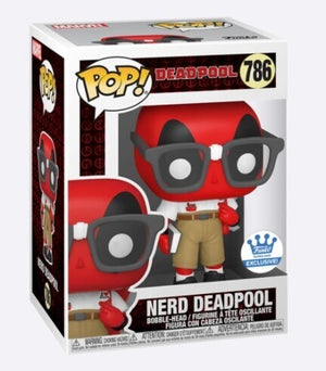 Funko POP! Marvel: Deadpool 30th - Nerd Deadpool #786 - Sweets and Geeks