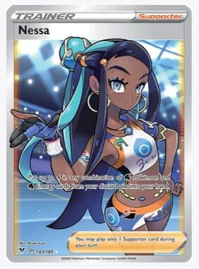 Nessa (Full Art) SWSH04: Vivid Voltage # 183/185 - Sweets and Geeks