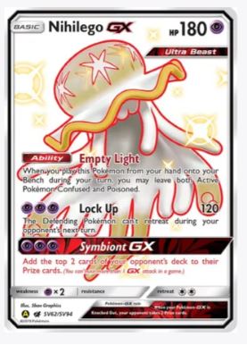 Nihilego GX Hidden Fates: Shiny Vault # SV62/SV94 - Sweets and Geeks