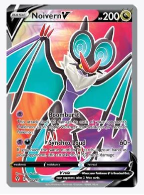 Noivern V (Full Art) SWSH07: Evolving Skies # 195/203 - Sweets and Geeks