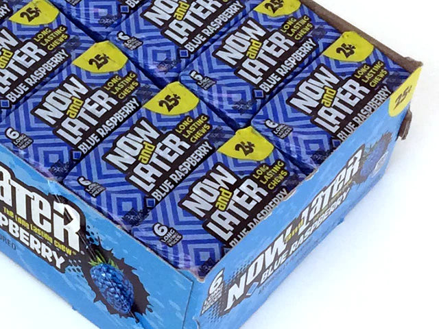 Now & Later Blue Raspberry 0.9oz Changemaker – Sweets and Geeks