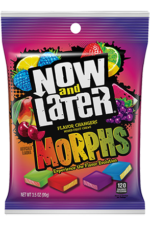 Now & Later Morphs 4oz Peg Bag - Sweets and Geeks