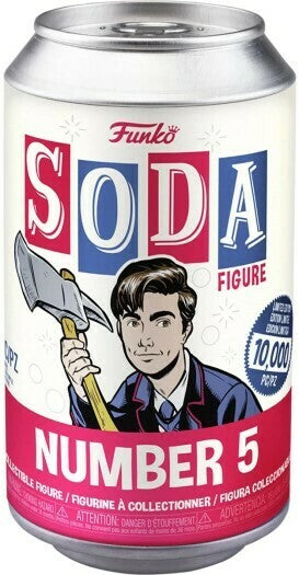 Funko Soda Umbrella Academy Number 5 Sealed Can - Sweets and Geeks