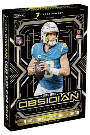 2022 Panini Obsidian Football Hobby Box - Sweets and Geeks