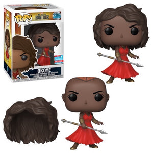 Funko Pop! Black Panther - Okoye (Red Dress) [Fall Convention] #385 - Sweets and Geeks